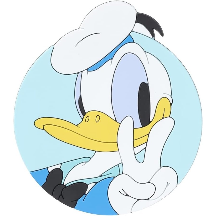 image:imageMINISO Mickey Mouse Cup Mat Silicone Coasters Coasters for Drinks NonSlip Cup Coasters Heat Resistant Cup Mate Soft Coaster for Tabletope Protection Furniture from DamageDonald Duck