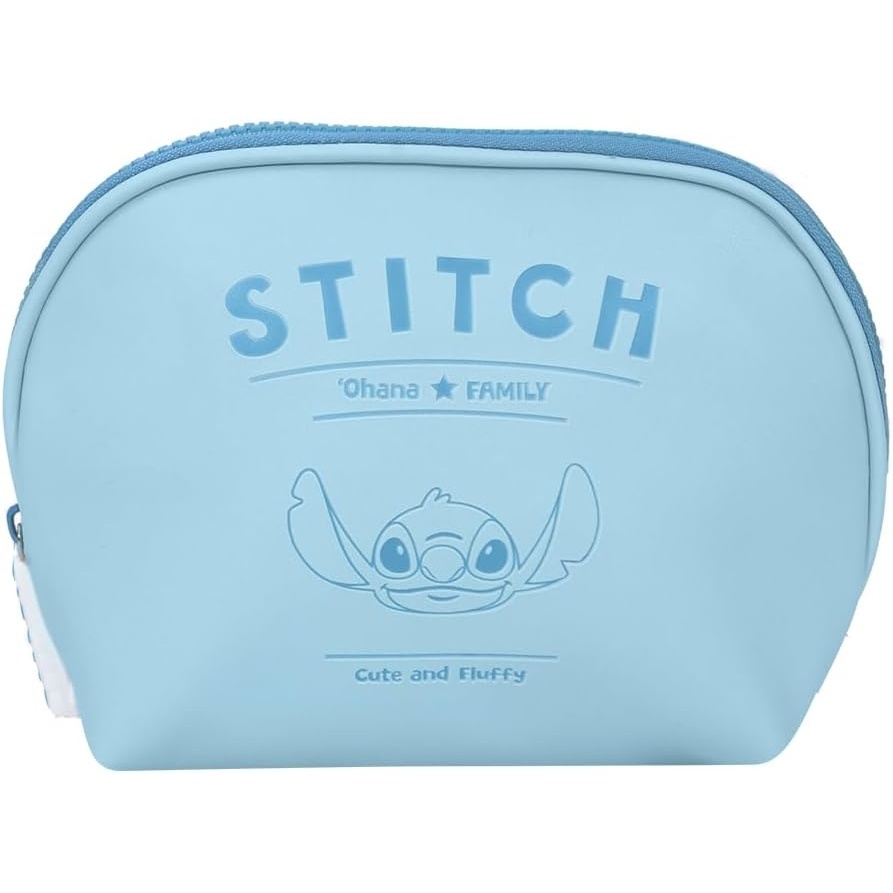 image:imageMINISO Snoopy Makeup Bag Travel Cosmetic Bag Silicone Waterproof Make Up Organizer Pouch for Purse Cute Toiletry Bag for Travel Essentials Skincare Brushes Birthday Gift for Women Teen GirlsStitch