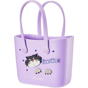 MINISO Disney Bag, Reusable Small Rubber Waterproof Disney Tote bag, Cute Design Practical And Portable Women Handbag for Work Travel & Play. Lucife Bag