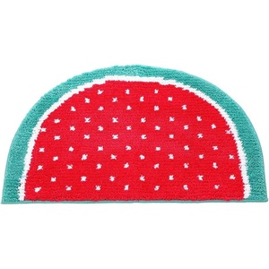 MINISO Watermelon Door Mat – Durable Non Slip Entrance Rug for Indoor Outdoor Use 29.5″x17.7″