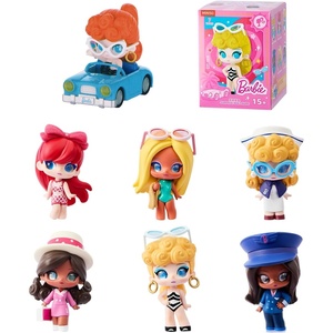 MINISO Barbie Pink Power Series Blind Box Figurines, Barbie Mystery Collectible Figures Display Decorations, Random Style Collectible Figurine, Single Box