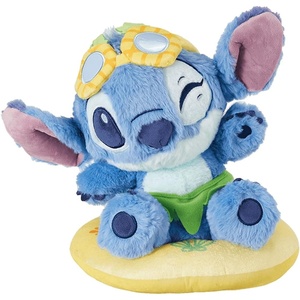 MINISO Disney Lilo & Stitch Stuffed Animal 12″ Cute Stitch Plush Toy Soft Huggable Peluche Collection Birthday Gifts for Girls Boys Kids Women Men Disney Fans (12″ Ukelele Stitch Stuffed Animal)(12‘’Summer Stitch Plush Toy)