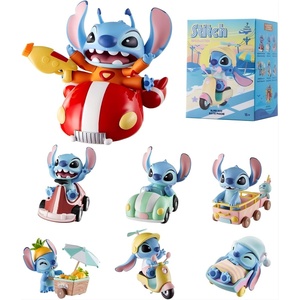 MINISO Disney Lilo & Stitch Travel Series Blind Box Figures, Stitch Blind Box Collectible Toy Surprise Figures for Room Decorations, Birthday Gifts (Single)