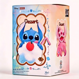 MINISO Disney Stitch Food Vinyl Plush Blind Box – Toys for Bag, Car, Home Decoration, Holiday Birthday Surprises Gifts Collectibles for Friends and Family, Single Box