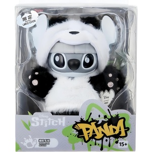 MINISO Disney Stitch GenZ Street Series Collector’s Edition, Panda Clothes Collection Pendant Figure Bag Charm Collectible Toy for Home Decor Birthday Gifts